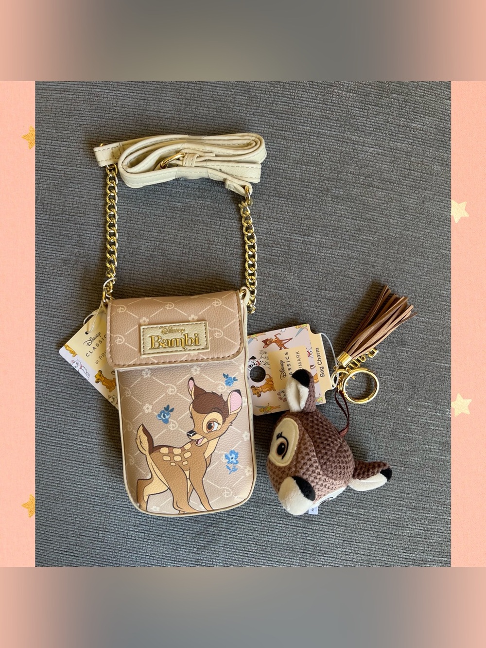 Disney Bambi Crossbody Bag + Bag Charm